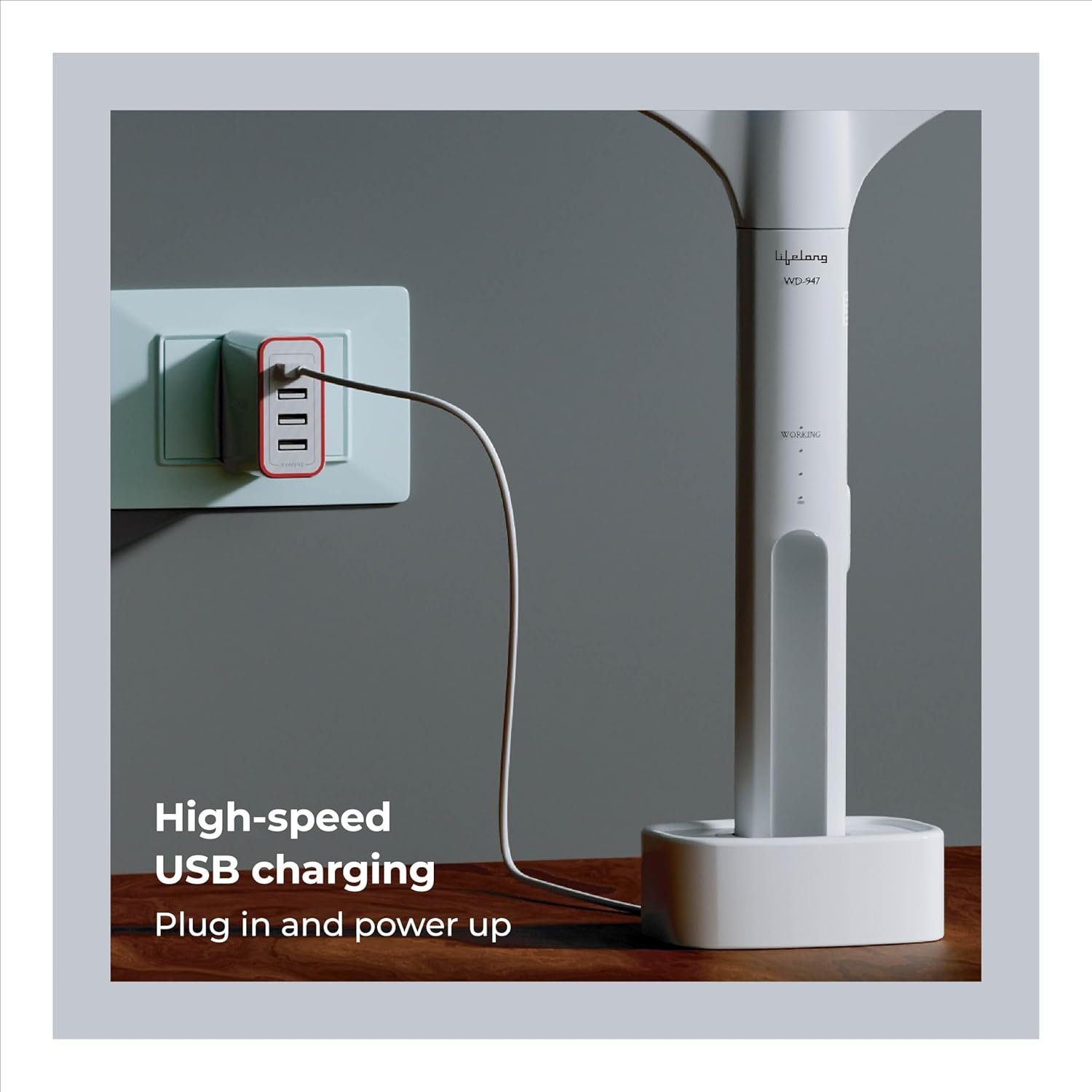 lifelong 2 in1 foldable electric mosquito racket | mosquito killer racket | fly swatter with base stand